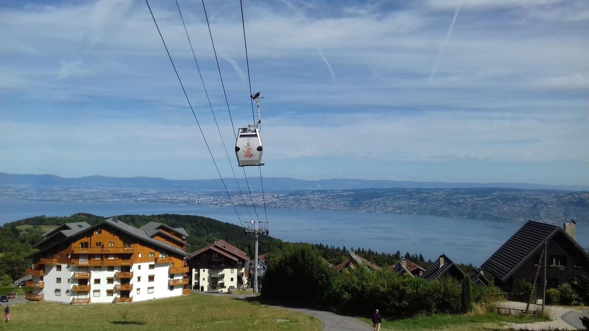 Chalet Les Alpages Vue Panoramique Sur Le Lac Leman Thollon-les-Memises エクステリア 写真