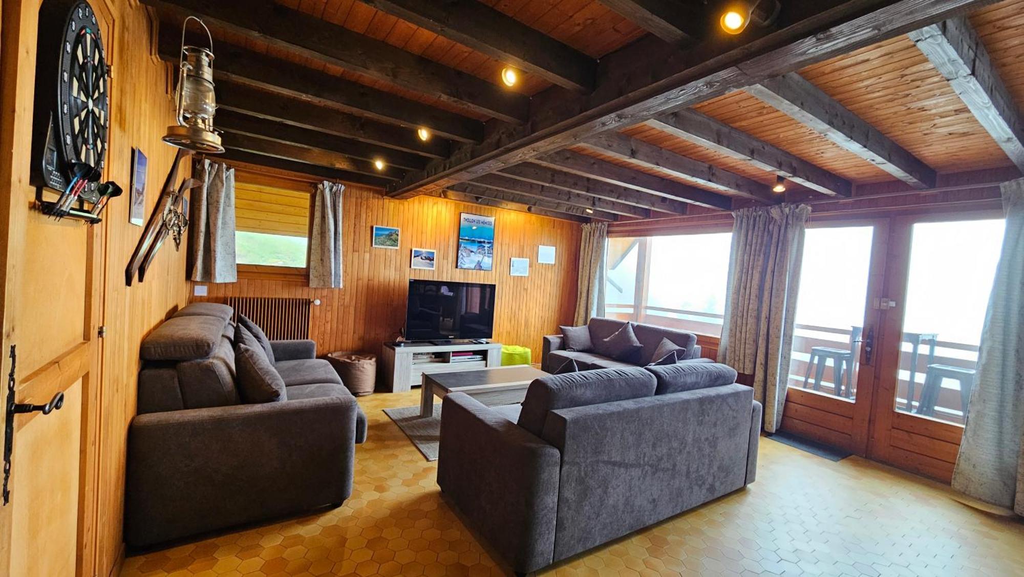 Chalet Les Alpages Vue Panoramique Sur Le Lac Leman Thollon-les-Memises エクステリア 写真